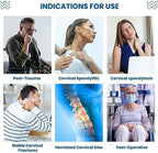 Miami J Cervical Collar - Neck Brace for Restricting Cervical Motion-Nerve & Post-Surgery Relief , Neck Pain Relief, Decompression & Support - Rigid Posture Corrector & Stretcher for Whiplash (MJ-500 / Tall)