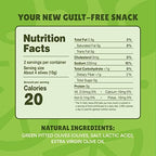 Freestyle Snacks Olive Snack Packs - As Seen on Shark Tank - Single Serve - Fresh Pitted Green Olives, Grown in Greece, All Natural, Non-GMO, Sugar-Free, Salty Snack - Original, 1.1oz (6 Pack)