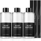 COCODOR Reed Diffuser Oil Refill/Rose Perfume/6.7oz(200ml)/3 Pack/Aroma Therapy, Home Fragrance, Scented Oils, Oils for Reed Diffuser, Office Décor, Decoration