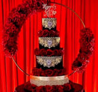 Edible Laces For Cakes, Happy Birthday, Cake Toppers, Gold Shiny Cake Decorations, Birthday Party Decorations, Christmas Decorations (Golden)