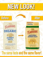 Flahavan's Organic Jumbo Oats | A Larger, Thicker Organic Oatflake | Trusted For Over 200 Years | 2.2 Lbs (1kg)
