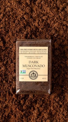 India Tree Dark Muscovado Sugar, 1 Pound