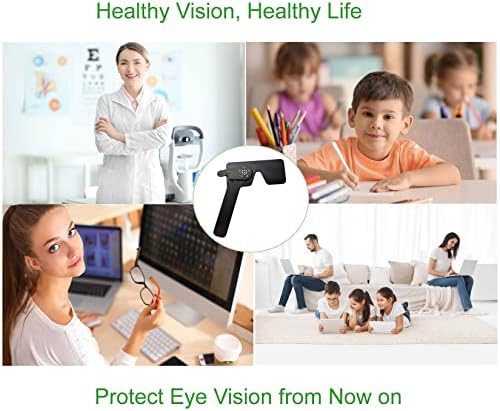 3 Pack Ophthalmic 14-Pinhole Eye Occluder for Vision Test, Portable Handheld Eye Exam Tool for Ophthalmologists Orthoptists and Optometrists Black