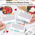 35 Scratch Off Date Night Ideas, Couples Gifts for Him, Her, Girlfriend, Boyfriend, Wife or Husband - Women or Men Anniversary Card Game, Engagement Gifts for Couples, Bridal Shower, Wedding, Birthday