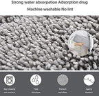 HOMTOYOU Microfiber Hardwood Floor Mop with 4 Washable Pads, 360 Rotation Dust Flat Mop with Ultra Long Stainless Steel Handle for Home/Office Floor Cleaning