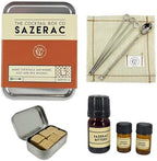 The Cocktail Box Co Sazerac Cocktail Kit - Make Premium Hand Crafted Cocktails Gifts for Him or Her - 1 Kit