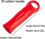 4 Pack 25mm / 1inch Broom Handle End Cap Mop Rod Reaching Pole Handle Grip Clothesline Stick Sleeve Replacement Head Grips for Mop Handles Tube Tail Hanger Repair Parts