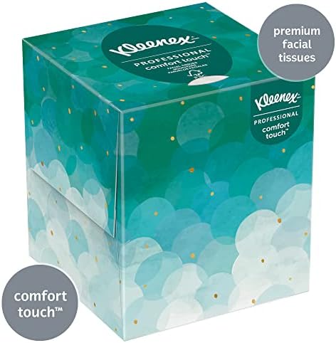 Kleenex® Professional Facial Tissue Cube for Business (21271), Upright Face Tissue Box, 6 Bundles / Case, 6 Boxes / Bundle, 36 Boxes / Case