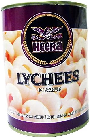 Heera - Lychees in Syrup - 567g (pack of 2)