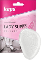 Lady Super High Heel Gel Pads, Non Slip, Transparent Forefoot Shoe Cushions – Self Sticking, Washable