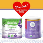 Baby's Only A2 Organic Milk Infant Formula, A2 Milk Based Powder, Organic Baby Formula with A2 Beta-Casein Protein, Iron, Vitamin E, Vitamin D, Easy to Digest, Newborn to 12 Months Old, 21 oz, 1 Pack