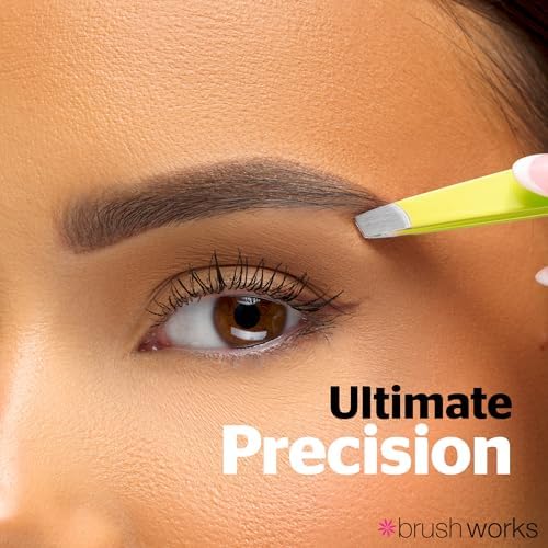 Brushworks HD 4 Piece Combination Tweezer Set - Mixed