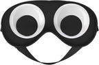 Cute Cartoon Eyes Sleep Mask Adjustable Strap Sleeping Eye Mask Light Blocking Blindfold Eye Sleep Shade Cover Bedtime Blackout Eyeshade for Yoga Nap Travel Shift Party