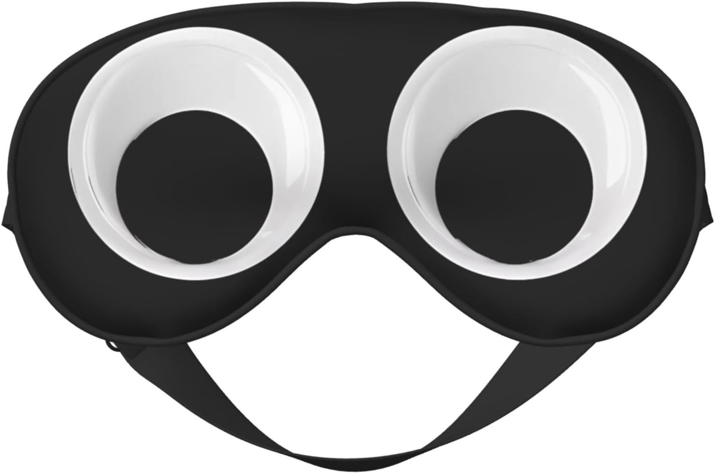 Cute Cartoon Eyes Sleep Mask Adjustable Strap Sleeping Eye Mask Light Blocking Blindfold Eye Sleep Shade Cover Bedtime Blackout Eyeshade for Yoga Nap Travel Shift Party