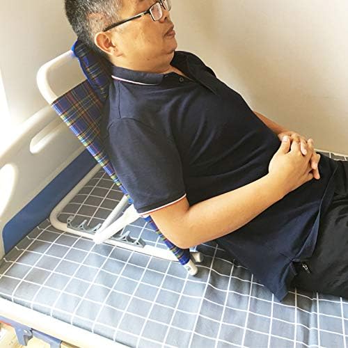 Adjustable Padded Comfy Backrest Foldable Sit-Up Back Rest Angle Adjustable Bed Backrest Support for Orthopedic Neck, Head and Lumbar Support for Bed