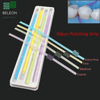 BELEON Dental Polishing Strips - Universal Kit 60pcs 3mm x 150mm - Tooth Polisher Dental File for Teeth Sanding Abrasive Strip Oral Care Cleaning Tool