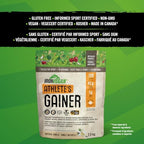 IRONVEGAN Gainer Vanilla Protein Powder, 2500 GR