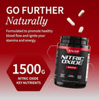 Snap Supplements Nitric Oxide Supplement with L-Arginine to Support Energy, Quick Recovery, Heart Health, Muscle Growth & Circulation, 60 Vegetarian Capsules (1 Month Supply)