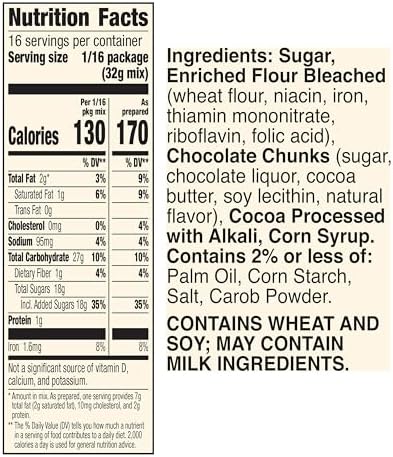 Betty Crocker Delights Supreme Chocolate Chunk Brownie Mix, 18 oz.