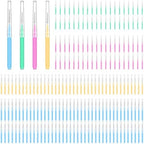 200 Count Interdental Brushes Between Teeth for Braces, Orthodontic Flossers Brush Cleaner, Dental Teeth Braces Cleaning Tools Kit