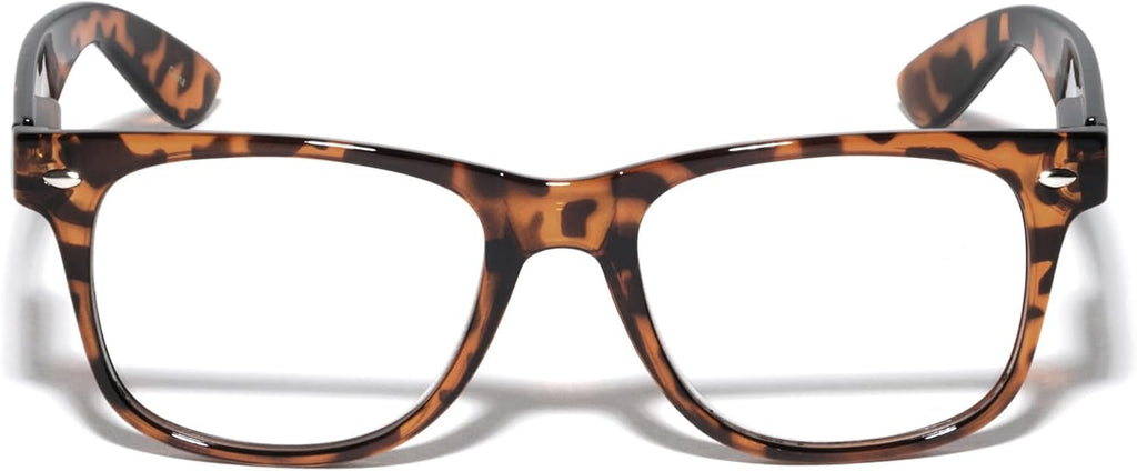 Progressive Reading Glasses No Line Clear on Top Bifocals Reader - Comfortable Classic Design