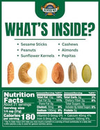 Southern Style Nuts Gourmet Hunter Bulk Trail Mix, 23 oz (Pack of 1), Sesame Sticks, Roasted Peanuts, Sunflower Kernels, Almonds, Cashews & Pepitas, Mixed Nuts, Snacks for Adults & Kids