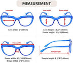 Eyekepper Reading Glasses for Women Rhinestone Readers Oversize Half-Moon Design Eyeglasses - Purple +0.75
