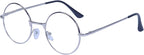 Reading Glasses for Women Men Retro Round Metal Frame + Glasses Strap