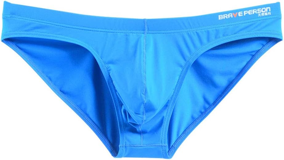Mendove Men's Nylon Solid Contour Pouch Bikini Swimsuit