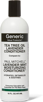 Generic Value Products Tea Tree Oil Lavender Mint Conditioner, Hydrates and Detangles, Invigorating Fragrance, Soothes Scalp, Gluten Free, 16 Oz