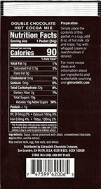 Ghirardelli Double Chocolate Hot Cocoa Mix, 0.85-Ounce Packets (Pack of 10)