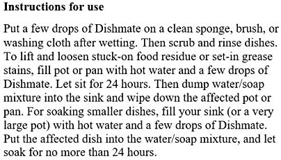Earth Friendly Products Dishmate, Dishwashing Liquid, Natural Almond, 25 Ounce (Pack of 3)