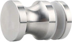 Alise Shower Door Handle, Sliding Shower Doors Knob, Heavy Duty Solid SUS304 Stainless Steel Knobs, One Sided Pull Hardware Replacement Parts for Bathroom Glass Doors, Brushed Nickel