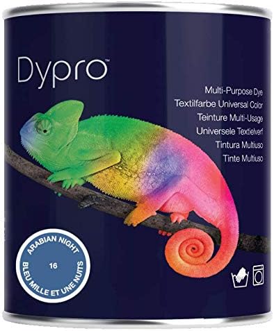 Dypro Multi Purpose Hand & Machine Fabric Dye 500g Tin Colour: Arabian Night