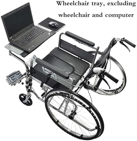 Universal Wheelchair Lap Tray Table - Ideal for Writing, Reading, Eating - Portable Desk with Adjustable for Manual/Electric Wheelchairs
