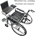 Universal Wheelchair Lap Tray Table - Ideal for Writing, Reading, Eating - Portable Desk with Adjustable for Manual/Electric Wheelchairs