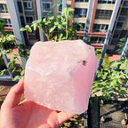Large Natural Pink Rose Quartz Crystal Reiki Healing Specimen Rough Loose Stone Chakra Minerals Wedding Home Decoration 1PC (2200G-2600G)