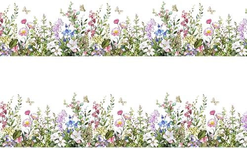 Wild Flowers cake border 2 Strips per sheet 3.5x10.5 inchs