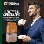 Gran Caffè Garibaldi Ground Espresso Coffee – Finely Ground for Espresso Machines & Cafe Brews – Premium Arabica Blend, Rich & Smooth Roast – Italian Roasted Coffee, 250g (Dolce Aroma)