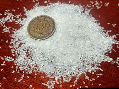 Orgonite Andy - Clear Quartz - Small Granules - Fine Crystal Sand - 100% Natural Brazilian Stone - Pure Crushed Healing Gemstones (4 oz)