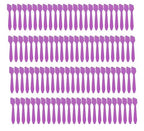 Reusable Mini Make-up Spatulas, 100 pieces,Violet.