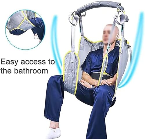 Transfer Nursing Sling Lifter Transfer Strap, Full Body Lifter, Toilet Sling, Home Use Transfer Belt, for Elderly Disabled