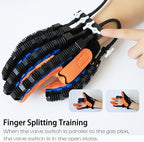 Rehabilitation Robot Gloves for Both Hands, Stroke Hand Therapy Equipment Mode Optional, Upgraded Fingers Strength Training Device for Stroke Rehab