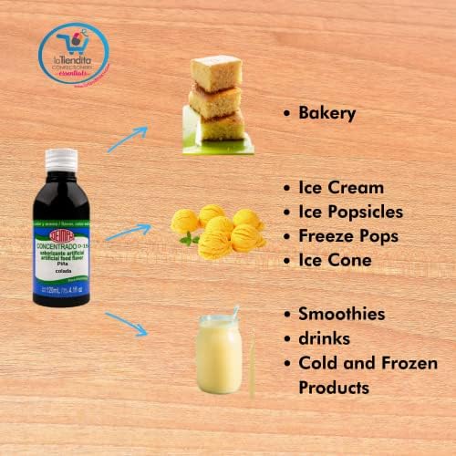 Deiman Artificial Food Flavoring Pina Colada Concentrate D-15 (4 fl oz)