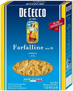 De Cecco Semolina Pasta, Farfalline No.95, 1 Pound
