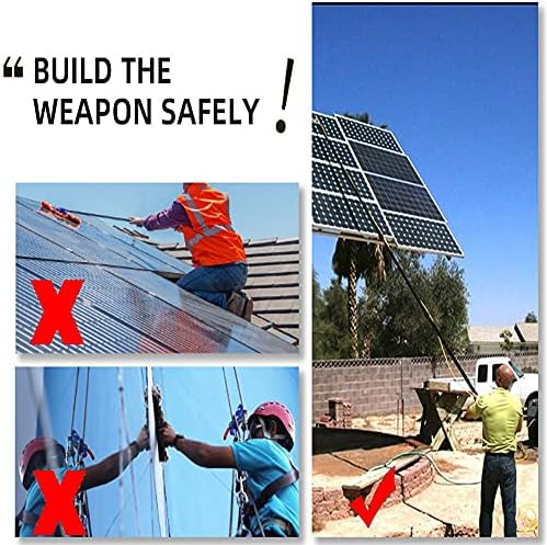 Window Cleaning Brush,Window Cleaning Kit,Water Fed Brush,Water Fed Cleaning System,Cleaning Photovoltaic and Solar Panels,9M/30FT
