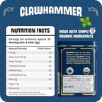 Clawhammer Organic Mints Strong Peppermint - 30 Count Tin (Pack of 12) | Bold Breath Mint, Organic Candy Mints with No Artificial Colors or Sweeteners | Kosher, Vegan, Gluten Free