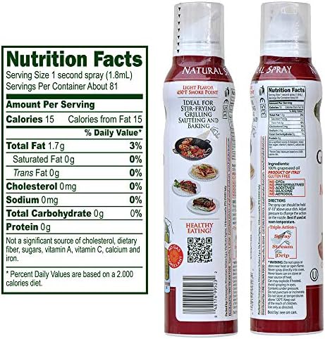 Mantova Grapeseed Oil Spray, 5 Fl Oz