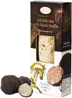 Italian Arborio Risotto Rice with Black truffle Mushrooms Tuber Aestivum and Spices, Rich in Antioxidants, Fibres (3 x 250g)