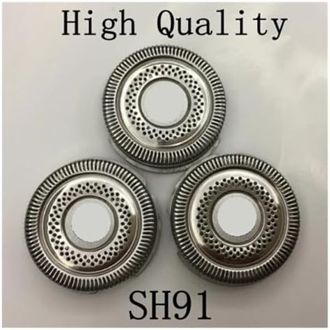 3Pcs SH91 Replacement Head S9000 SH91/51 SH91/52 Razor Blade，Compatible for Norelco，Compatible for Philips，Shaver S9985 SP9860 SP9863 SP9880 SP9862